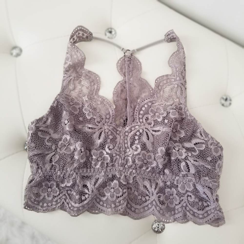 Last1️⃣ Girly Summer Lace Bralette Racerback Bra - Picture 3 of 9